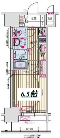 新栄町駅 徒歩3分 2階の物件間取画像